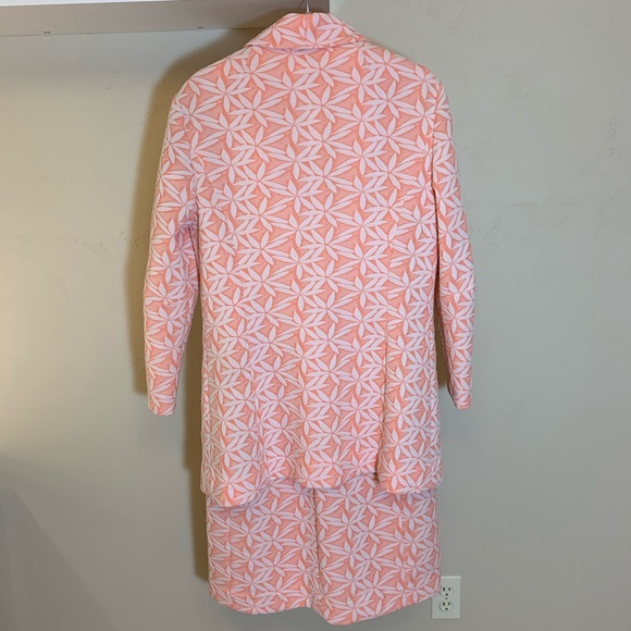 Vintage Country Charm Yorkville Crimplene Two Piece Suit Dress & Jacket - Picture 3 of 9